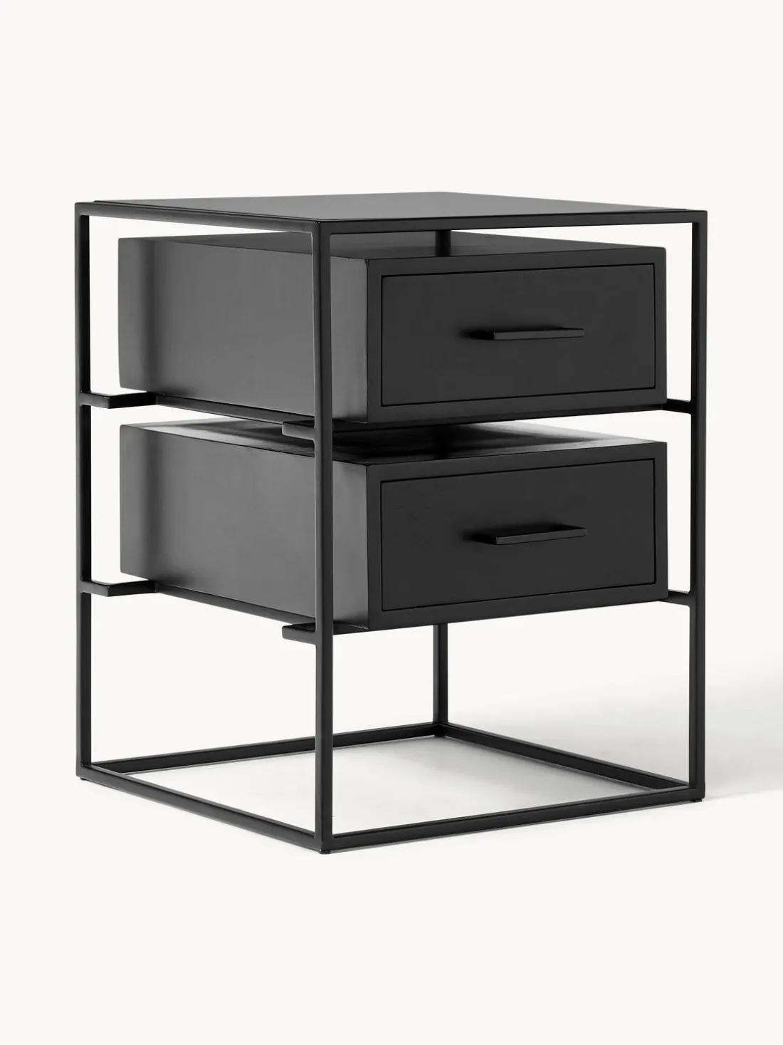 Mesita de noche de madera de mango Lyle