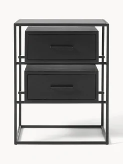 Mesita de noche de madera de mango Lyle