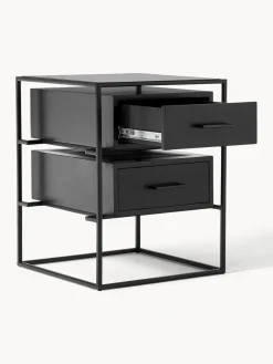 Mesita de noche de madera de mango Lyle