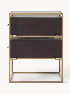 Mesita de noche de madera de mango Lyle