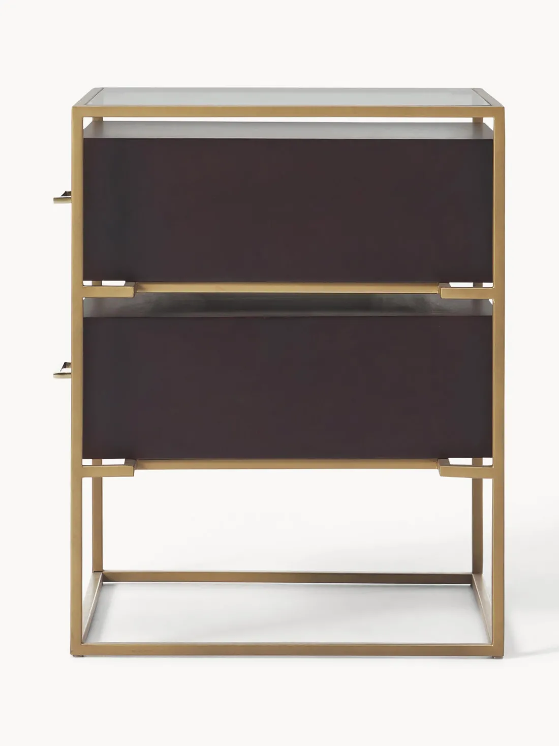 Mesita de noche de madera de mango Lyle