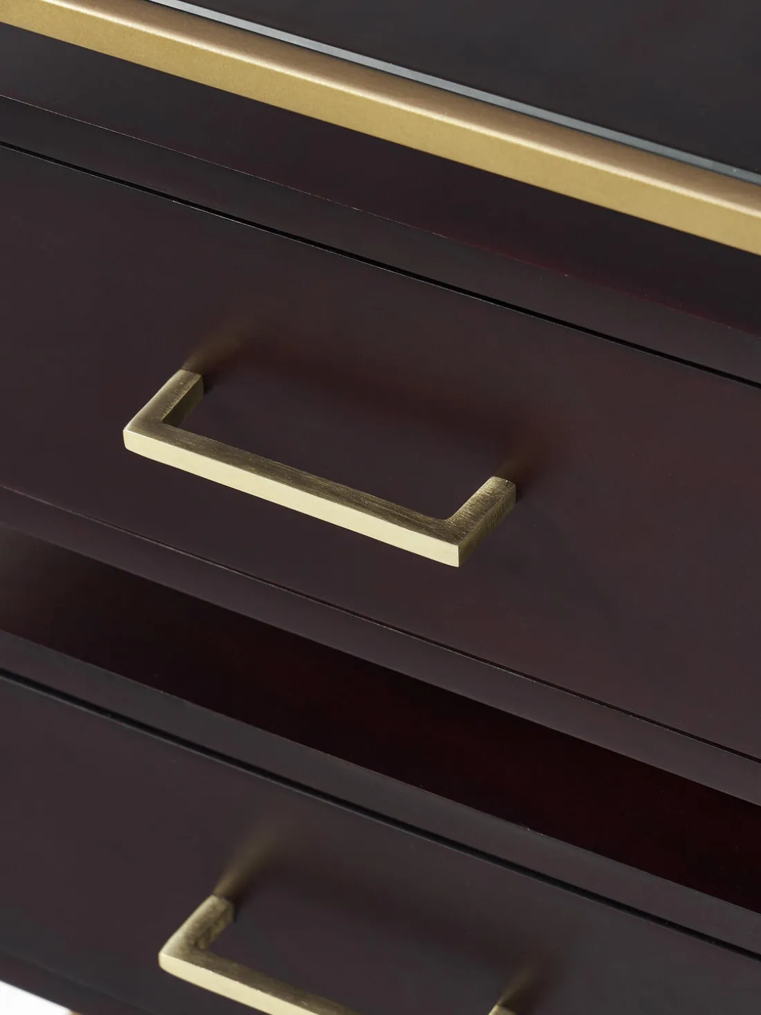 Mesita de noche de madera de mango Lyle