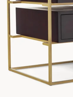 Mesita de noche de madera de mango Lyle