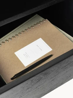 Mesita de noche de madera de mango con cajón Luca