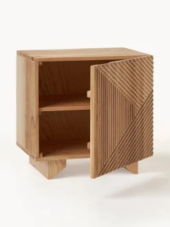 Mesita de noche de madera de fresno Louis