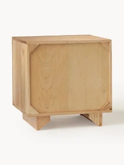 Mesita de noche de madera de fresno Louis