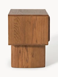 Mesita de noche de madera de roble Chandler