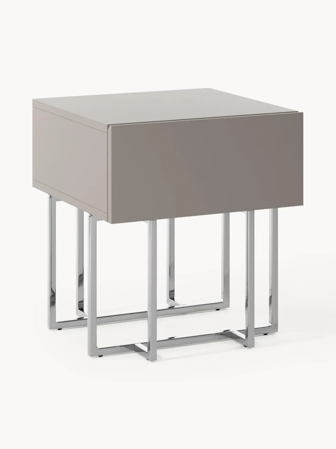 Mesita de noche de madera Joe