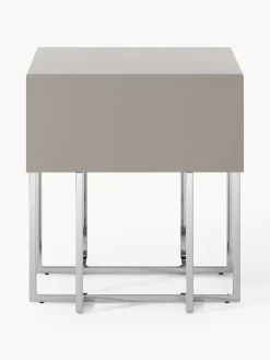 Mesita de noche de madera Joe