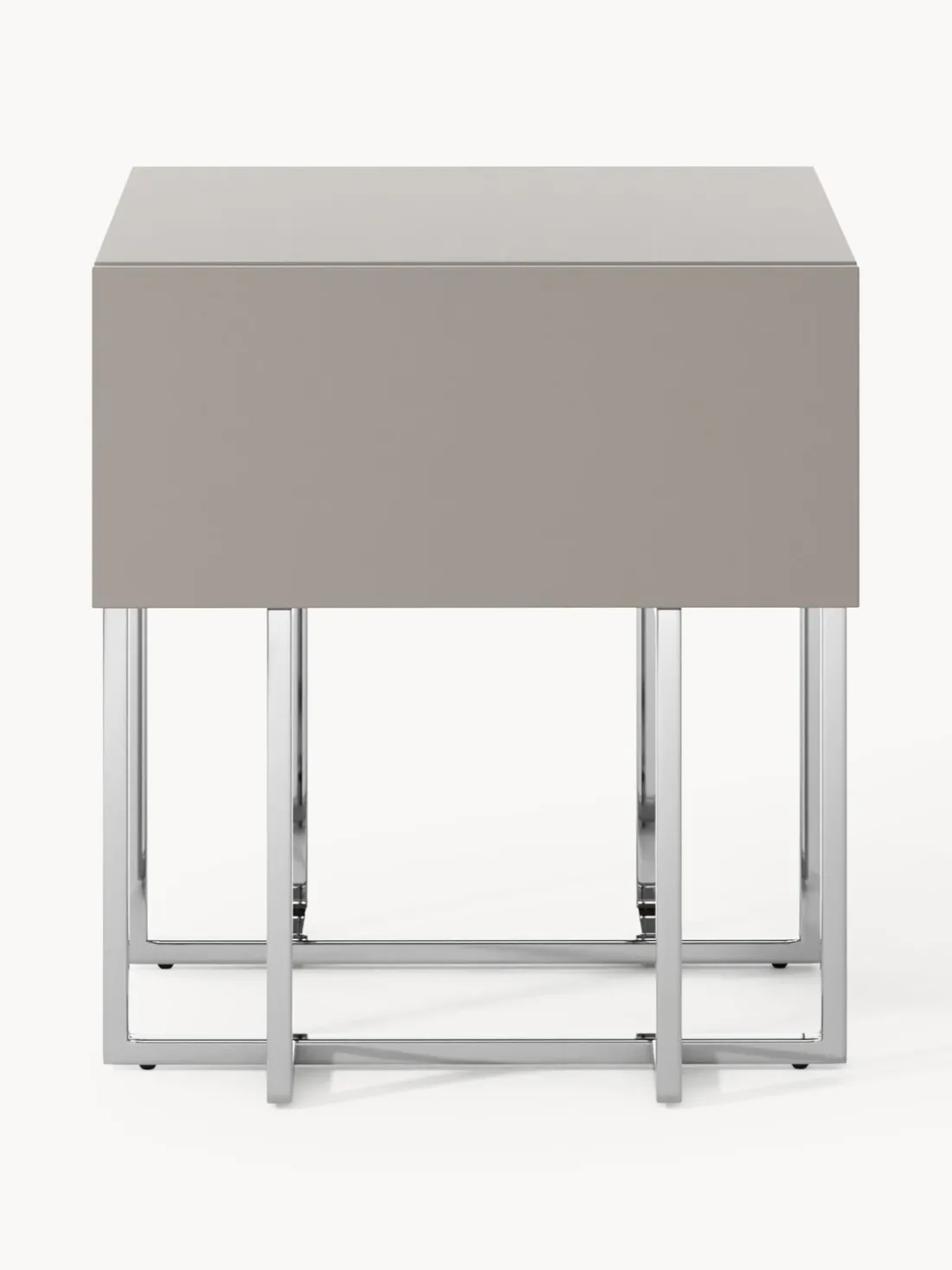 Mesita de noche de madera Joe