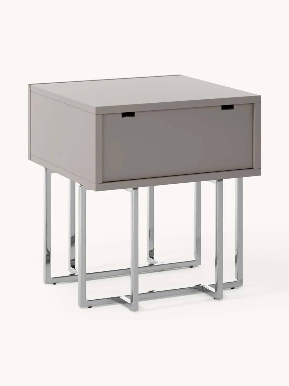 Mesita de noche de madera Joe