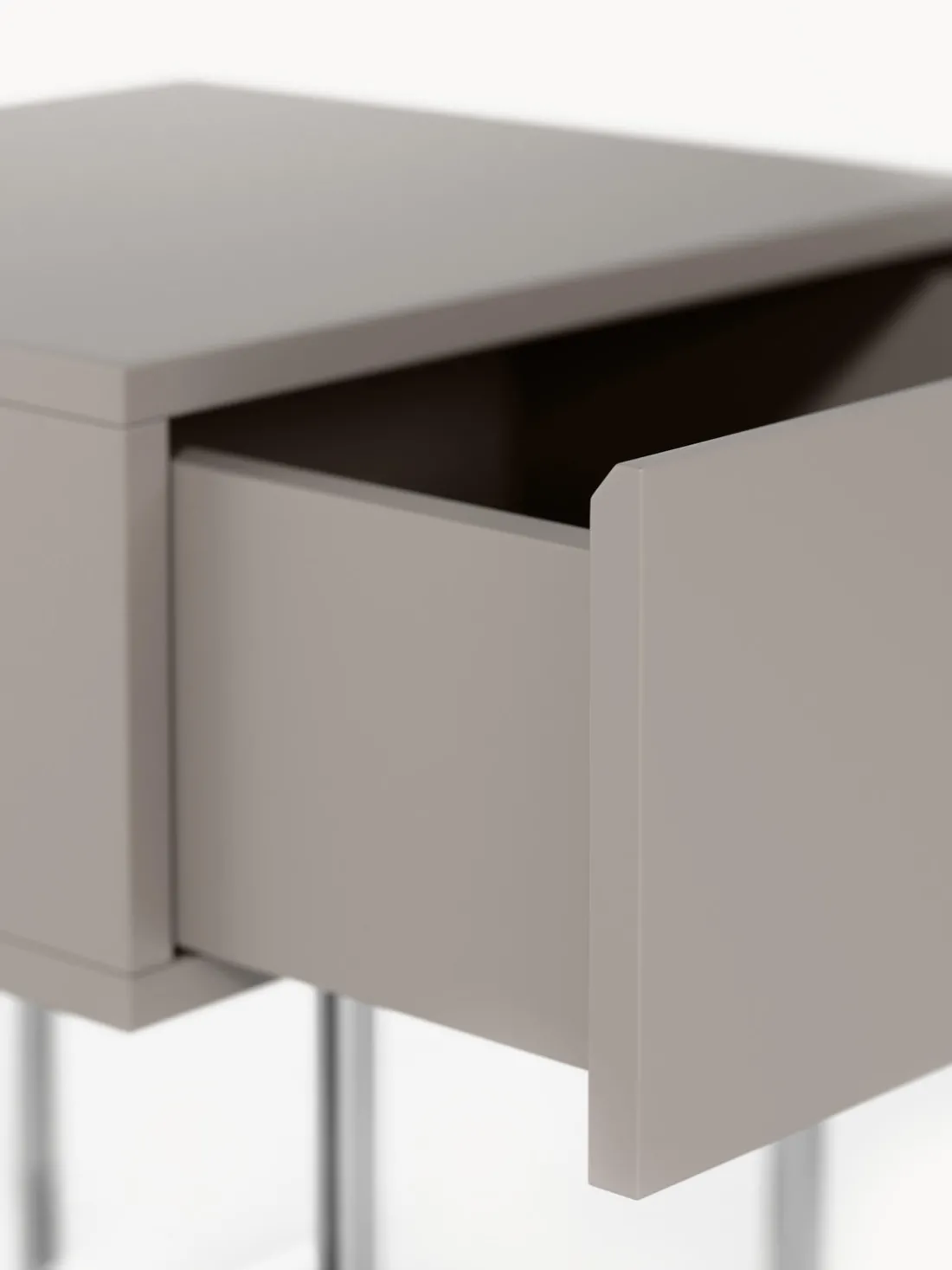 Mesita de noche de madera Joe