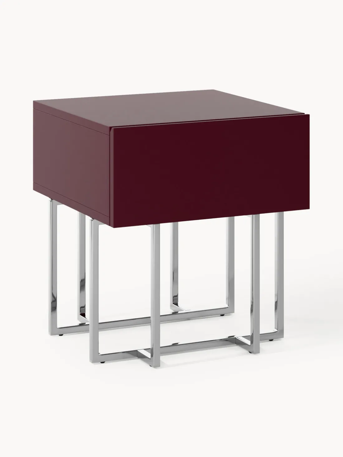 Mesita de noche de madera Joe