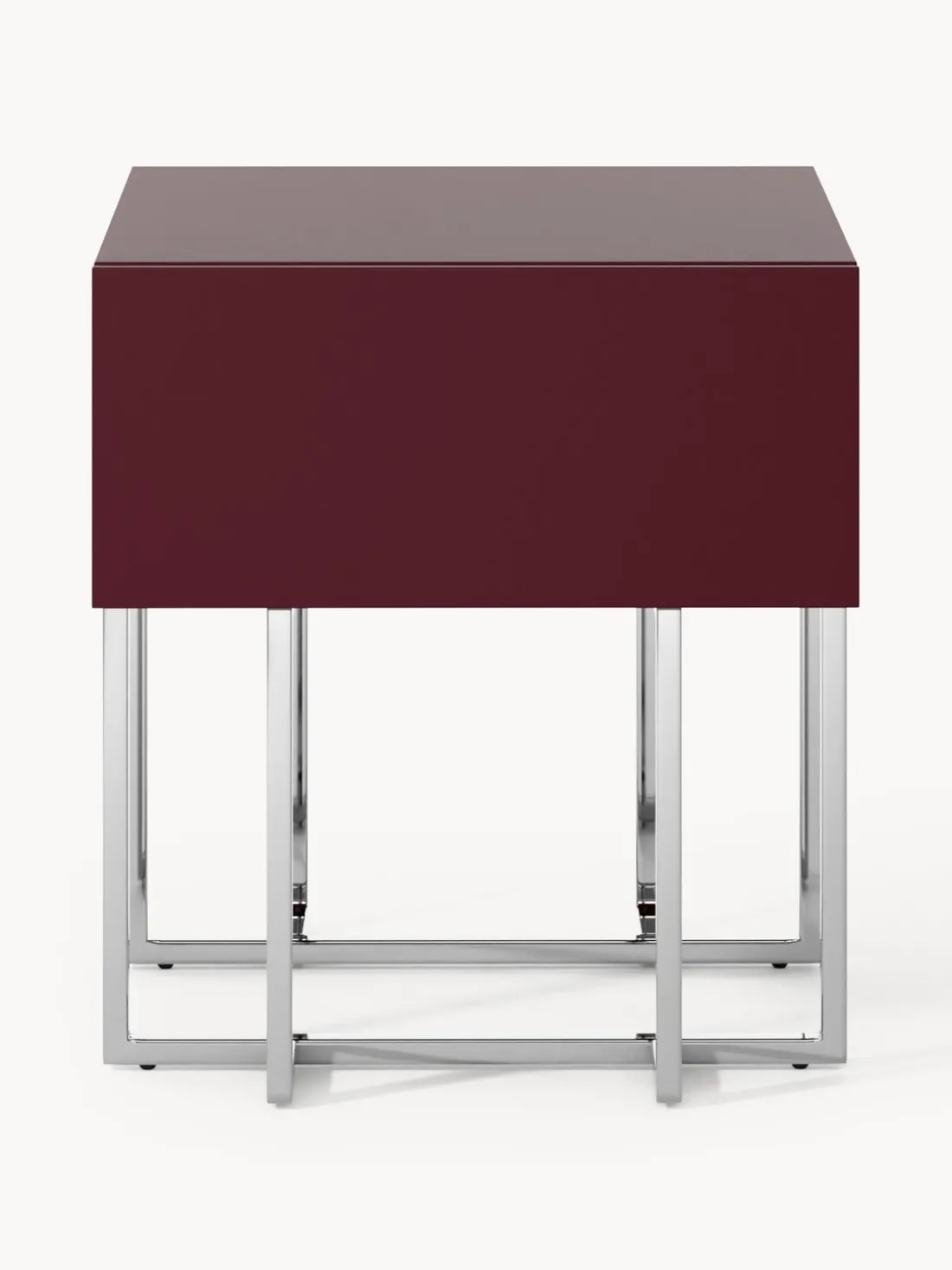 Mesita de noche de madera Joe