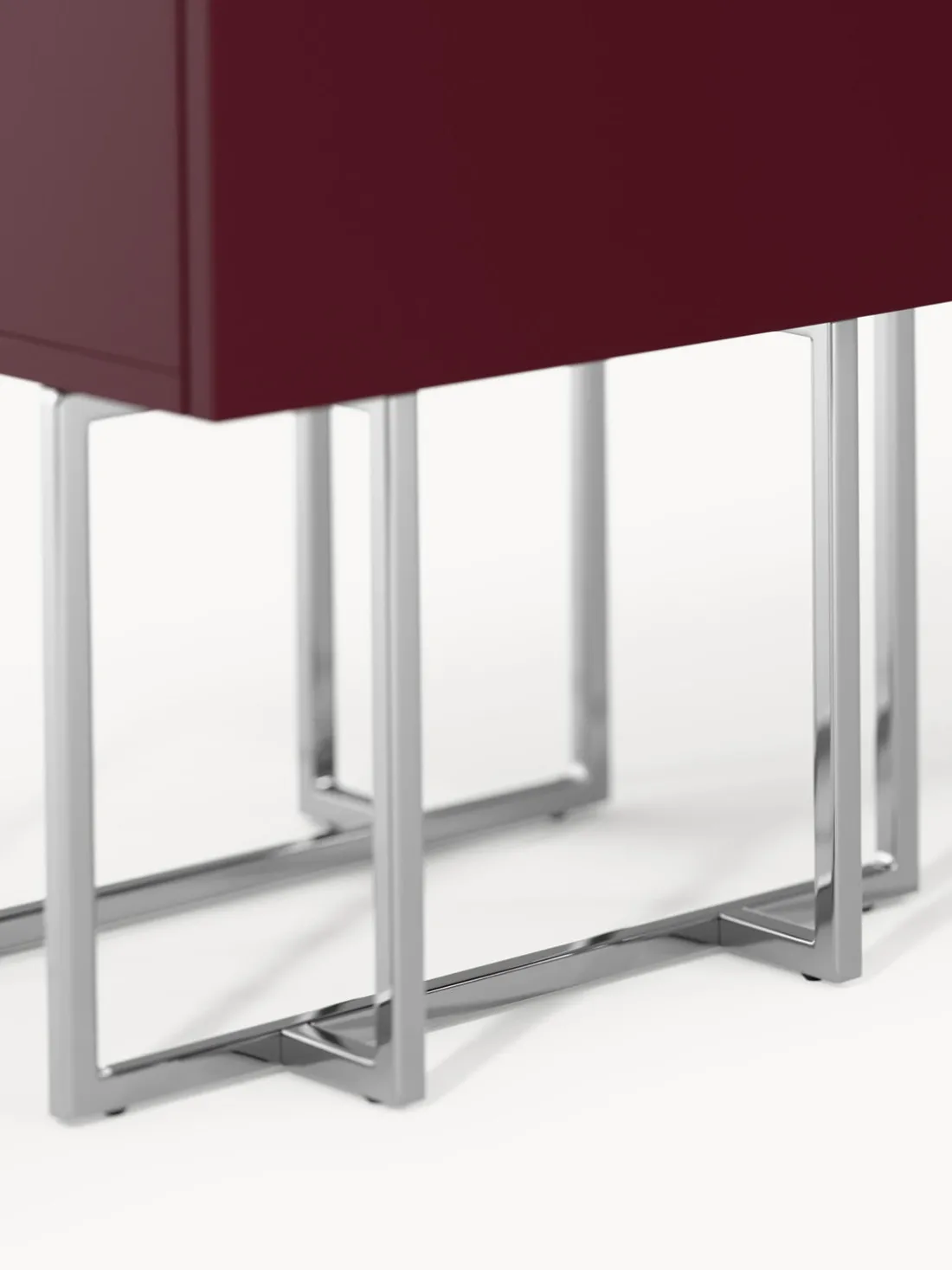 Mesita de noche de madera Joe