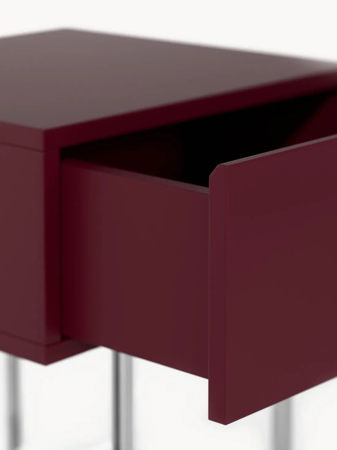 Mesita de noche de madera Joe