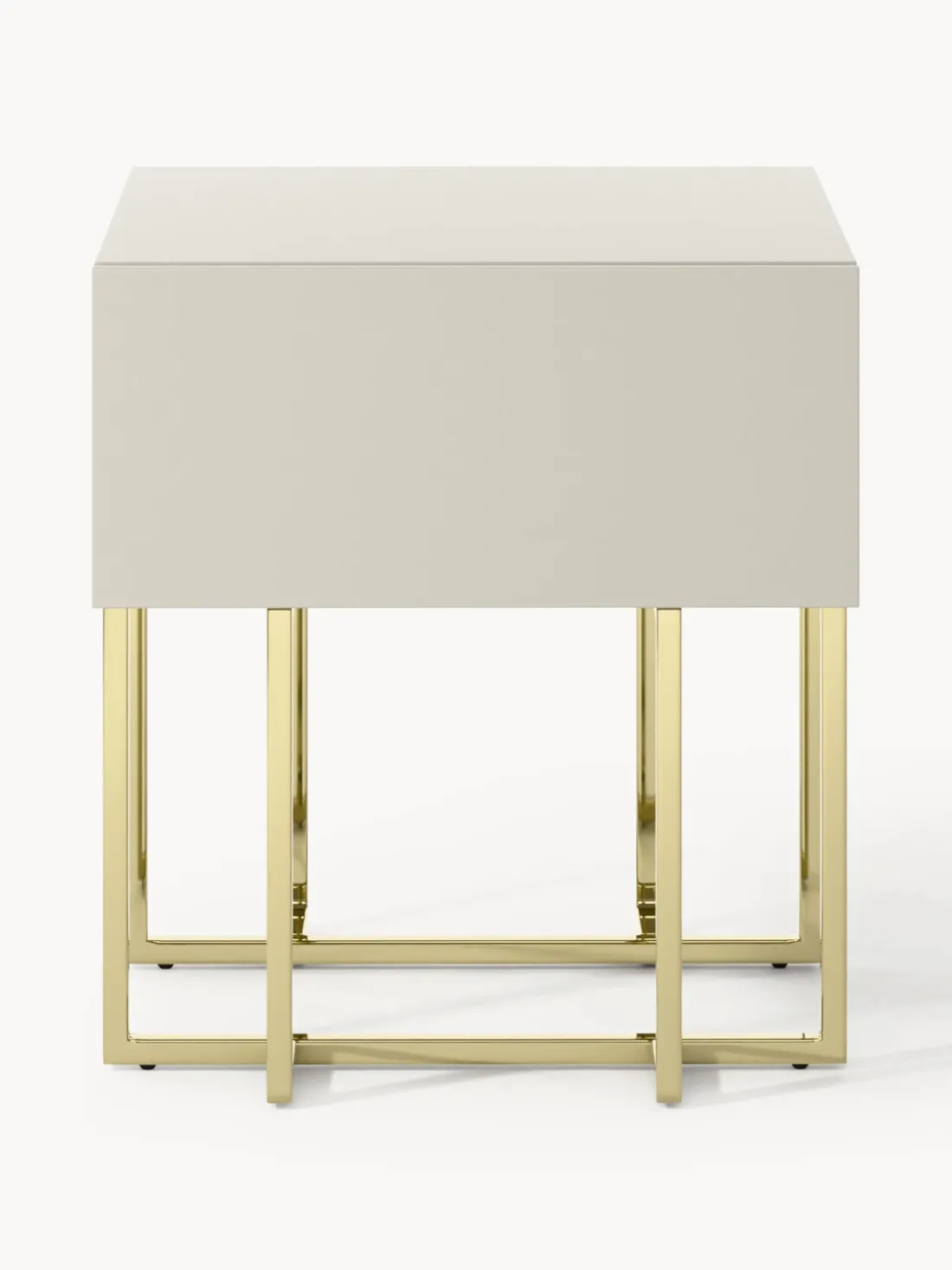 Mesita de noche de madera Joe