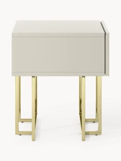 Mesita de noche de madera Joe