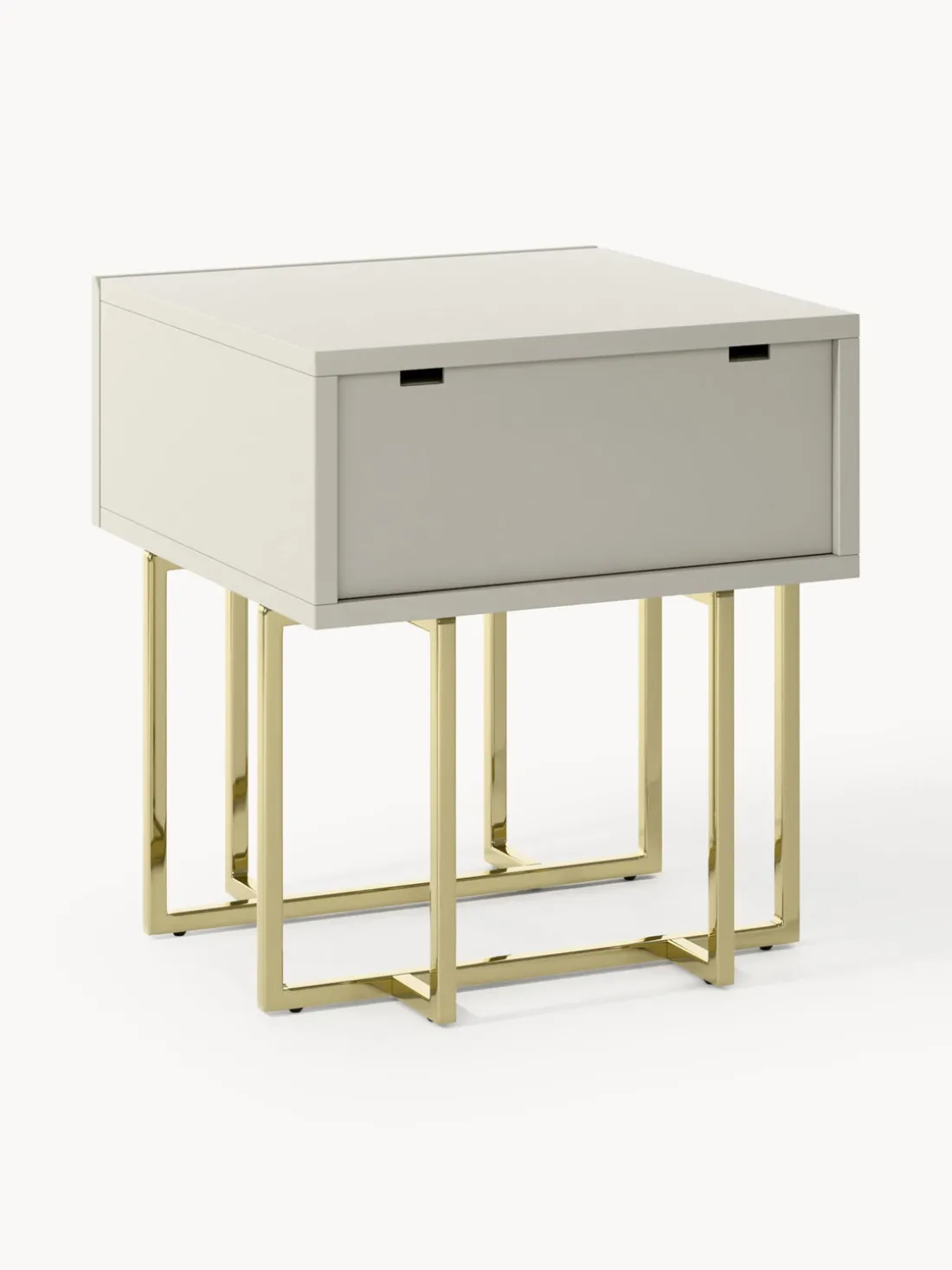 Mesita de noche de madera Joe