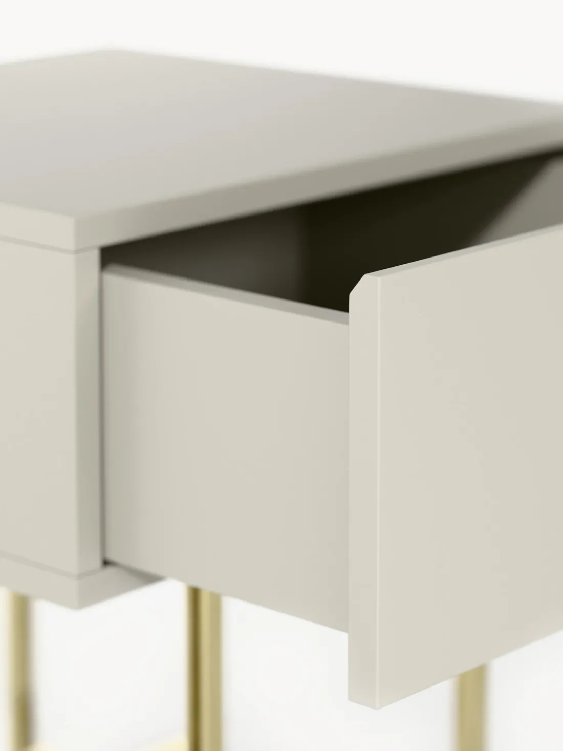 Mesita de noche de madera Joe