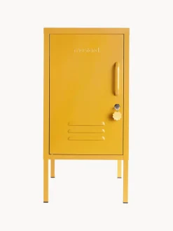 Mesita de noche de metal The Shorty, apertura de puerta izquierda o derecha