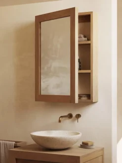 Mueble de baño de pared con espejo Plubia