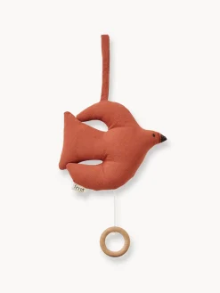 Móvil de música de algodón ecológico Swif Bird