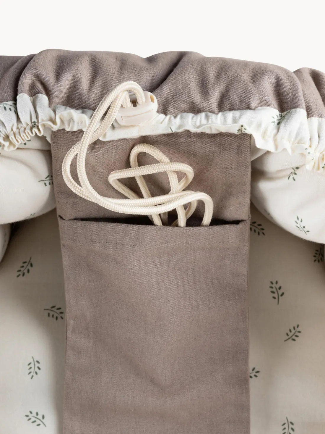 Nido para bebé de algodón Sophora Leaves, portátil