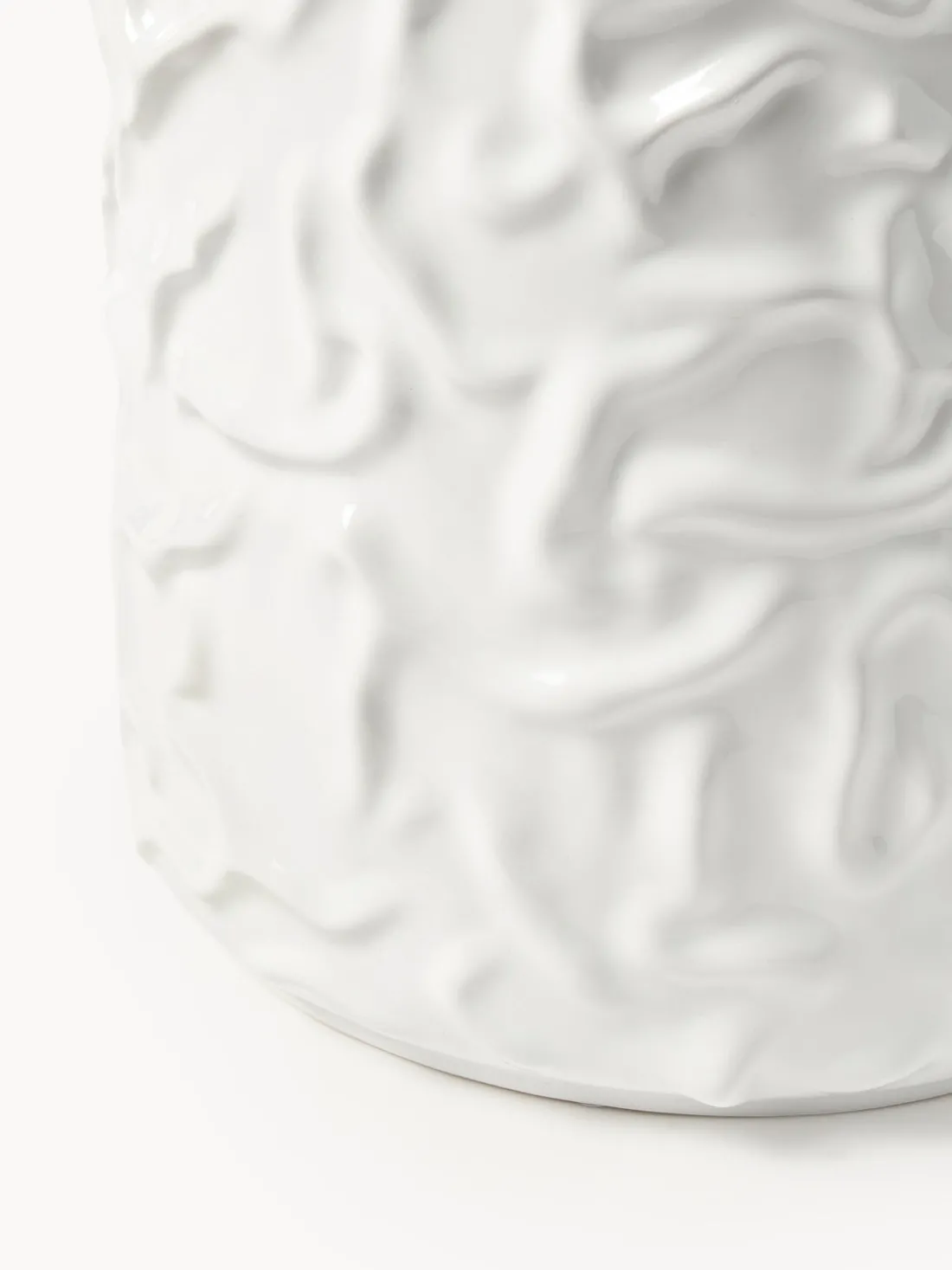 Olla grande Swoon - Blanco brillante