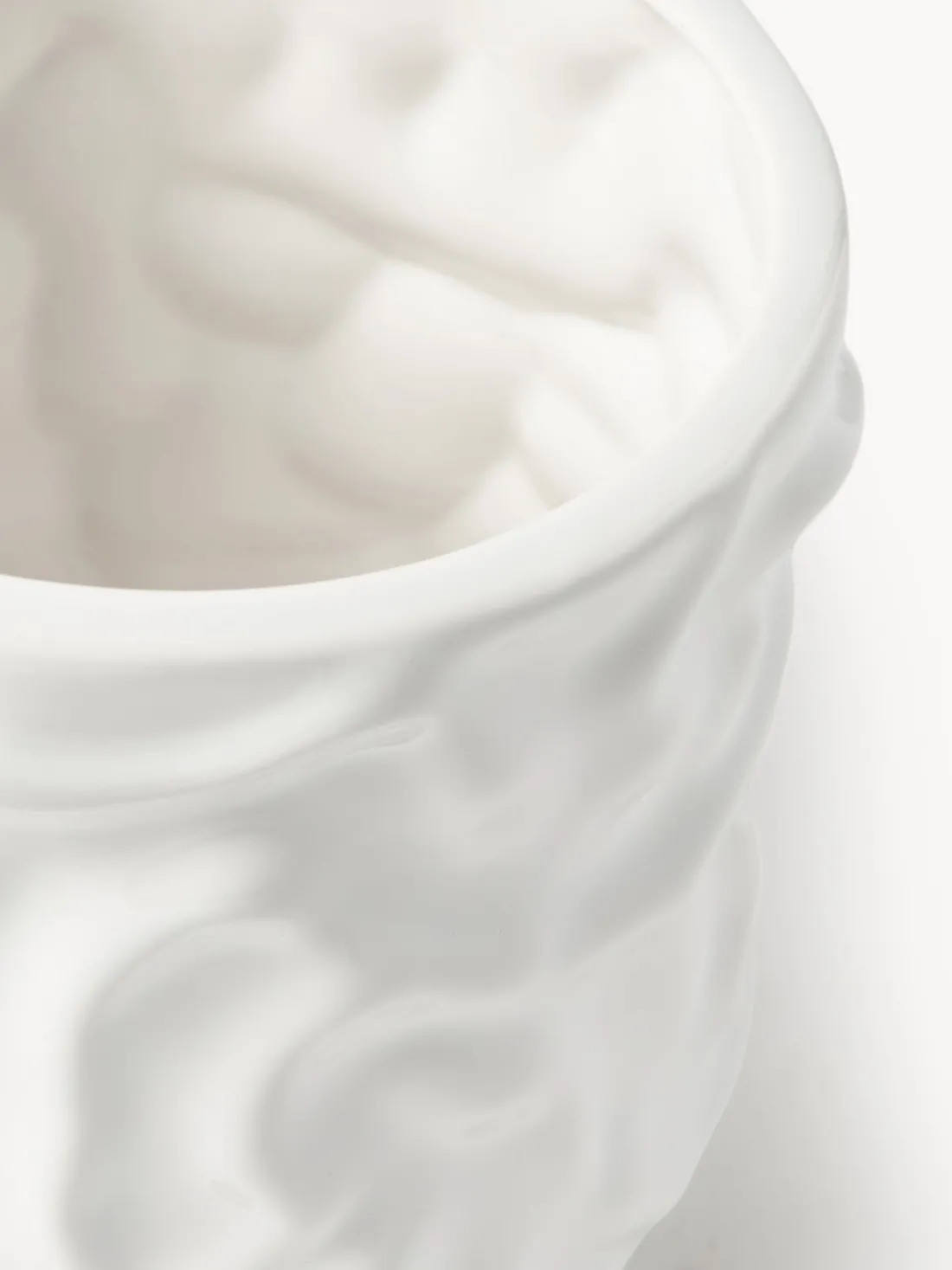 Olla pequeña Swoon - Blanco brillante