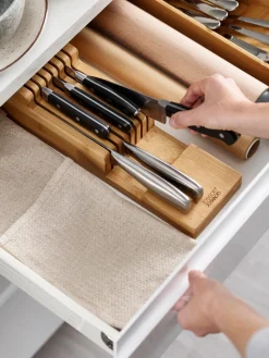 Organizador de cuchillos de bambú DrawerStore