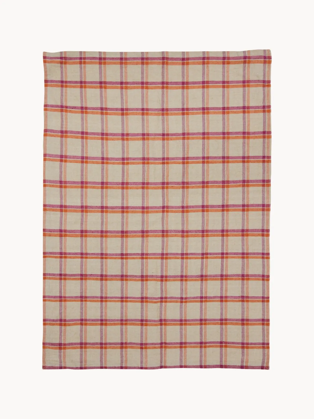 Paño de cocina artesanal de lino Vida