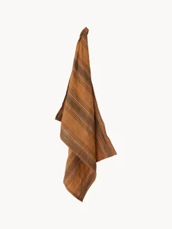 Paño de cocina artesanal de lino Vida