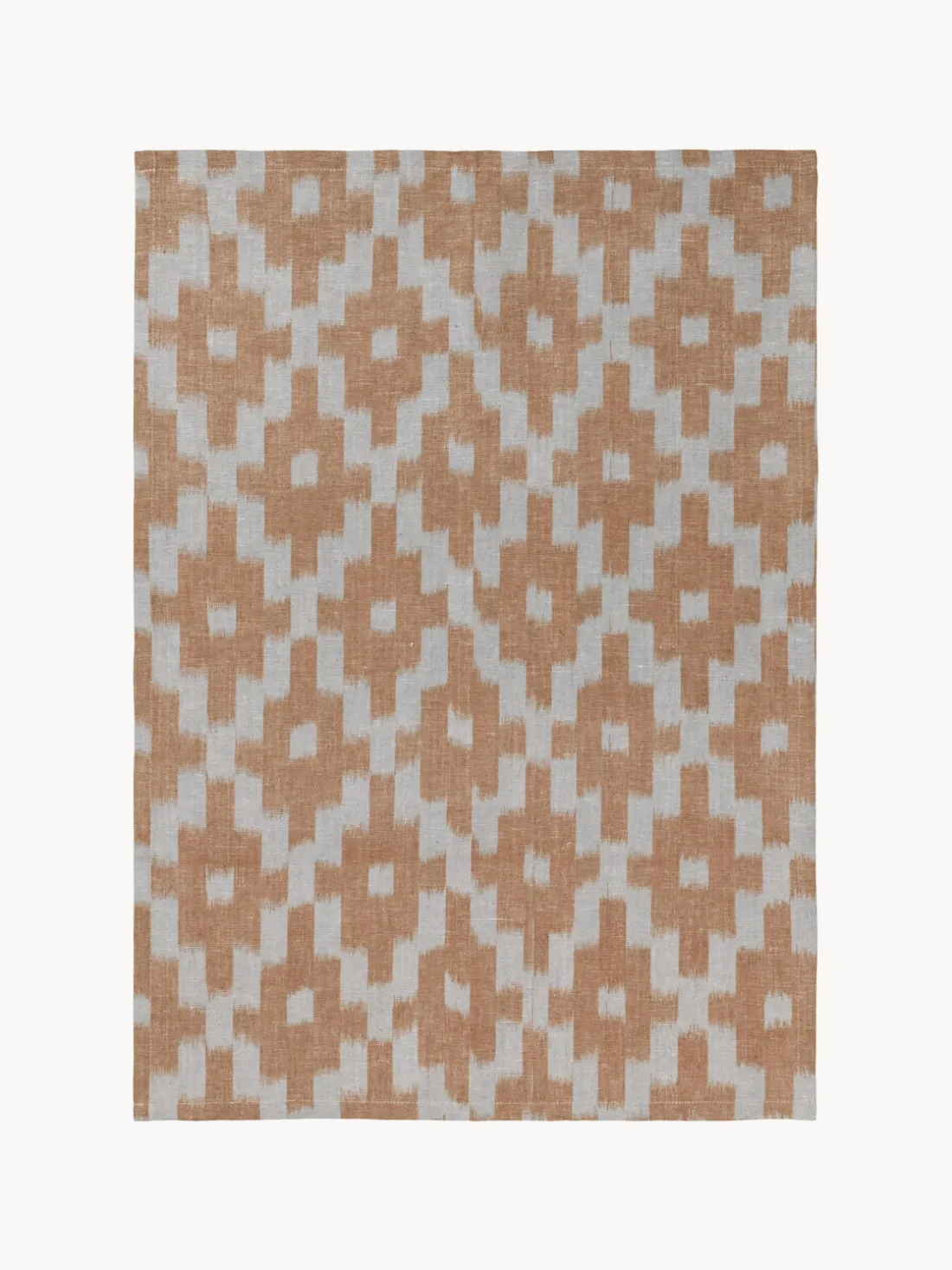 Paño de cocina artesanal de algodón Ikat