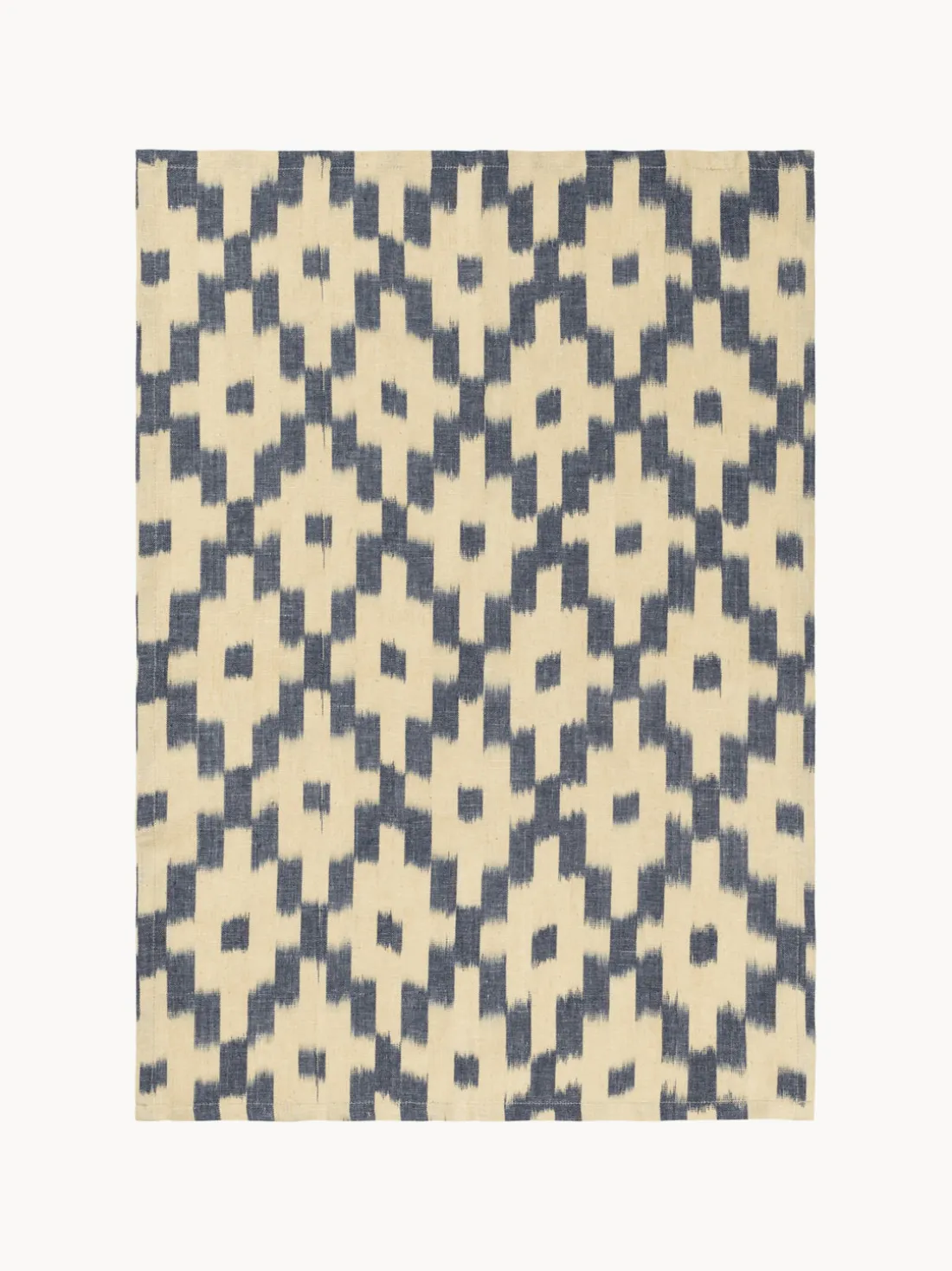 Paño de cocina de algodón artesanal Ikat