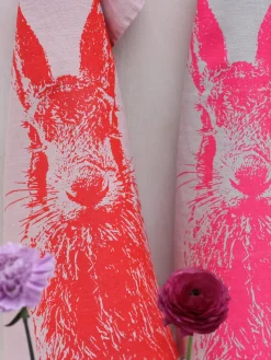 Paño de cocina de lino artesanal Feldhase