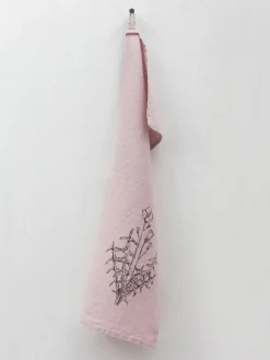 Paño de cocina de lino artesanal Rocket