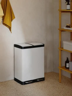 Papelera con pedal Rafa, 2x30 L