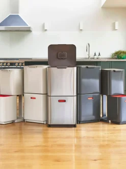 Papelera de reciclaje Totem, 2x20 L