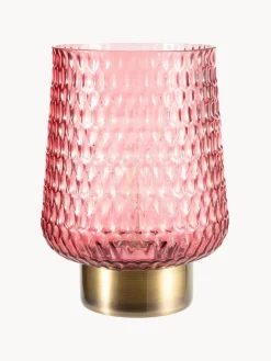 Pequeña lámpara de mesa LED Glamour, portátil, con función de temporizador