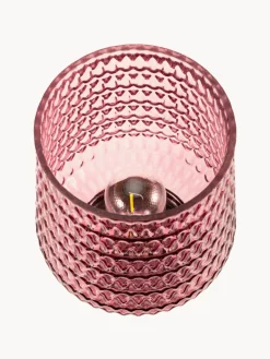 Pequeña lámpara de mesa LED Glamour, portátil, con función de temporizador