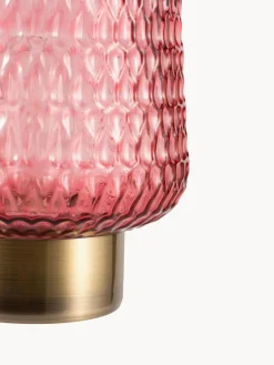 Pequeña lámpara de mesa LED Glamour, portátil, con función de temporizador