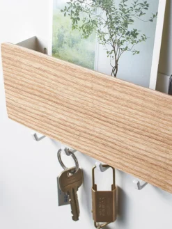 Perchero de pared con parte trasera magnética Rin