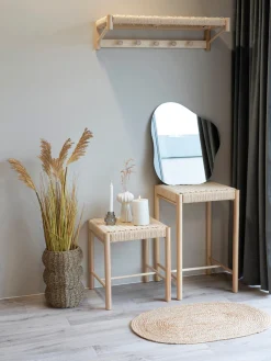 Perchero de pared de madera de chopo Abano