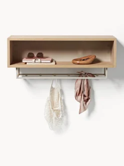 Perchero de pared de madera Larsen
