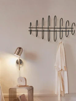 Perchero de pared de metal Moveo