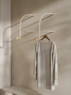 Perchero de pared de travertino Disa