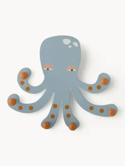 Perchero de pared infatil de madera de loto Oswall