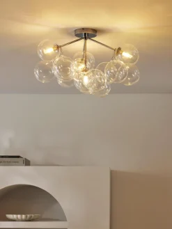 Plafón con pantallas esfericas Bubbles