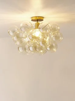 Plafón con pantallas esfericas Bubbles